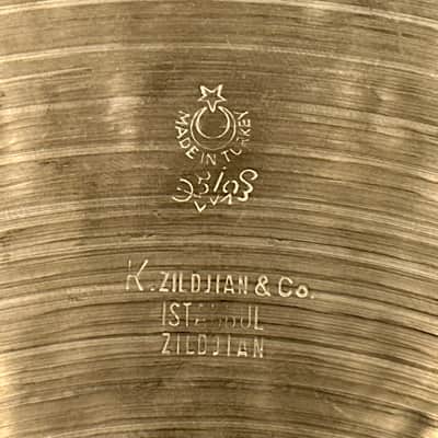 14" K Zildjian Istanbul 1960s-1970s New Stamp Hi-Hat Cymbal Pair 768g/934g *Video Demo* image 5