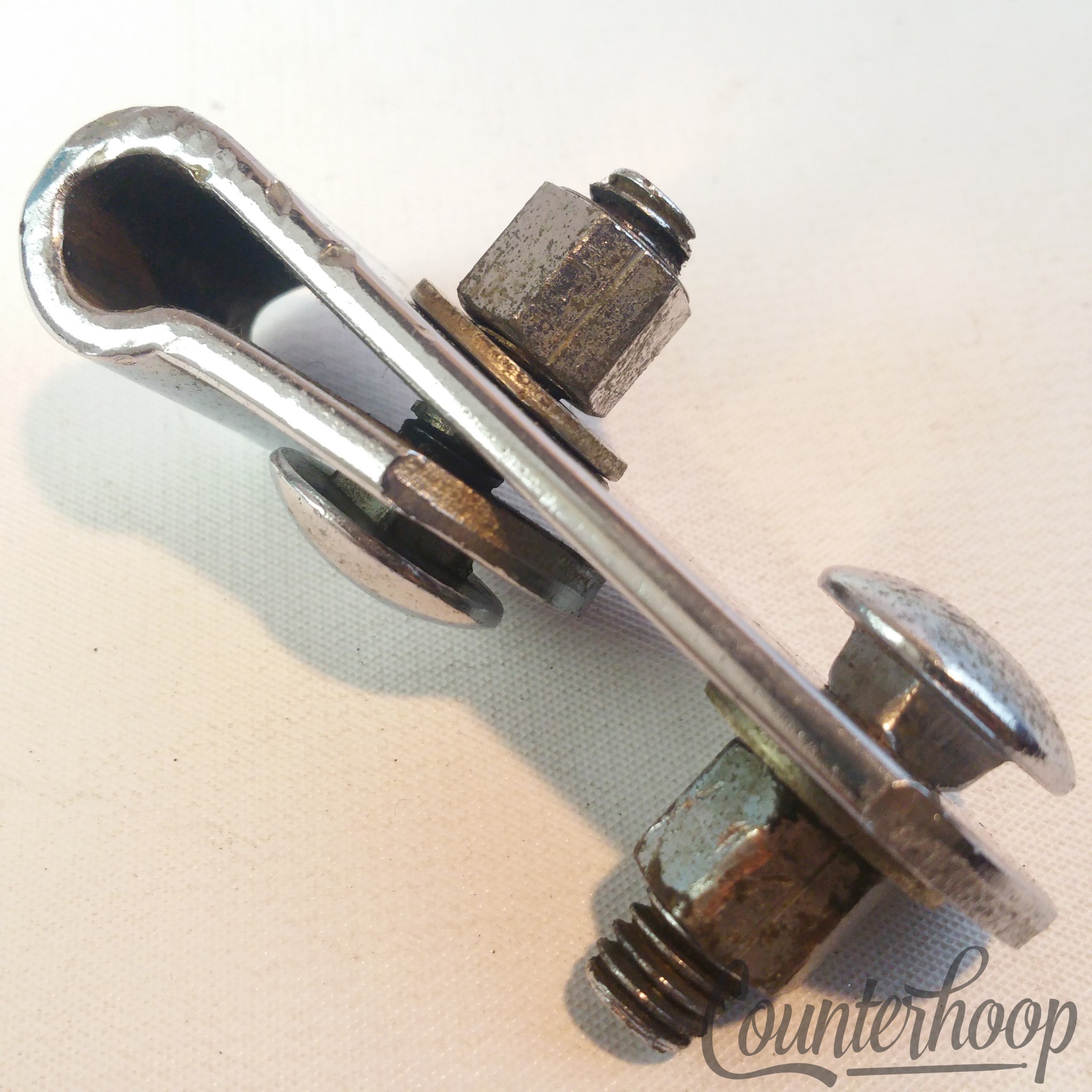 Ludwig L-Arm Receiver Holder Post Mount Part/Double Tom Drum Vintage 60s-70s* — main photograph
