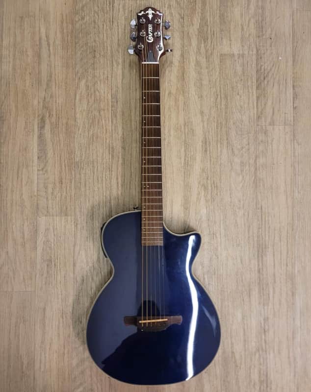 Crafter CT-120 TBU Solid Body Electro Acoustic Guitar in