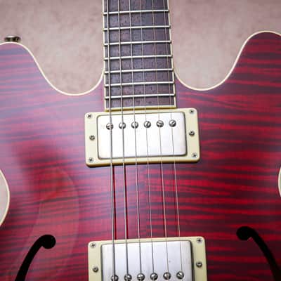 COLLINGS USA I-35 Deluxe Semi Hollow "Merlot + Rosewood" (2004) image 5
