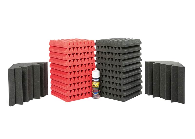 Universal Acoustics Mercury-1 Room Kit, Charcoal/Red image 1