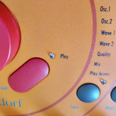 Waldorf Microwave XT Rackmount Wavetable Synthesizer 1998 - Orange image 4