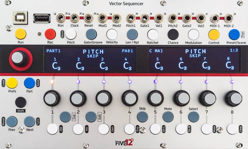 FIVE12 VECTOR SEQUENCER-Silver : BRAND NEW :  [DETROIT MODULAR] image 1