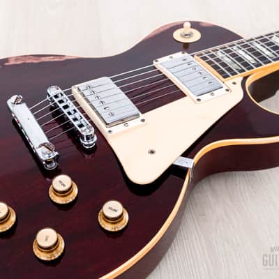 1978 Gibson Les Paul Standard Vintage Guitar Wine Red w/ T Tops image 6