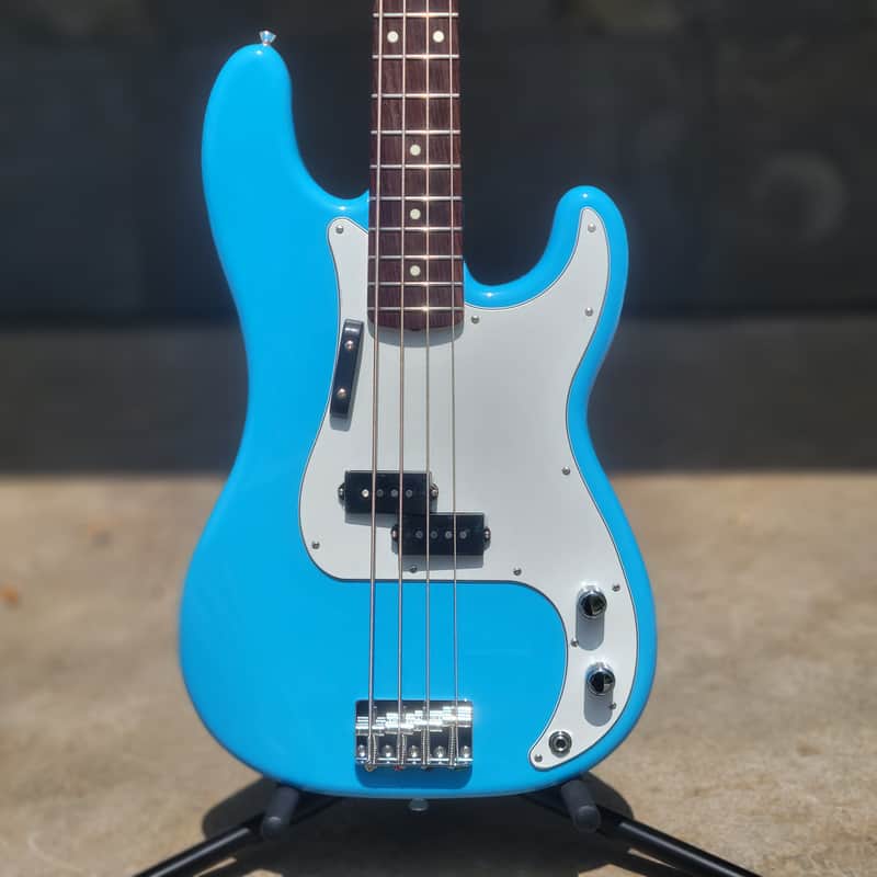 Fender Made in Japan Limited International Color Precision Bass®, Rosewood Fingerboard, Maui Blue image 1