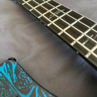 Schecter C-4 Silver Mountain 2021 - Present - Corrosive Cobalt image 4
