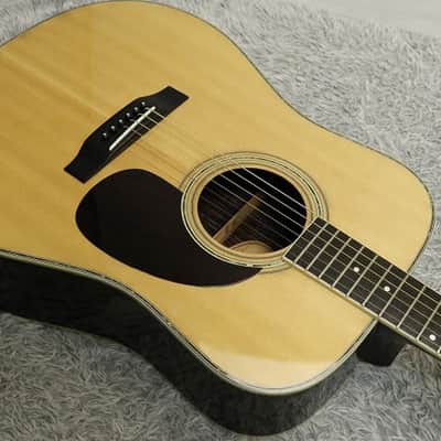 Rare Beautiful condition '80s made Vintage Acoustic Guitar MORRIS W-60 Solid Spruce Top w/Hardcase Made in Japan image 3