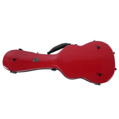 Vosta Red Archtop Fiberglass Tenor Ukulele Hardshell Case image 4