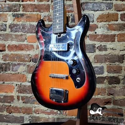 Harmony H-801 Electric Guitar (1970s, Sunburst) image 10