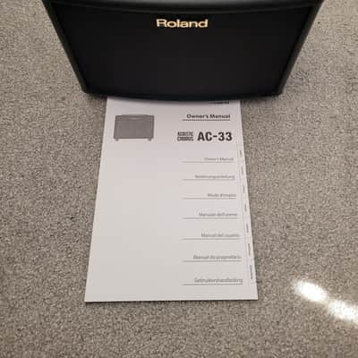 Roland AC-33 Acoustic Chorus 2-Channel 30-Watt 2x5" Acoustic Guitar Combo 2010 - Present - Black