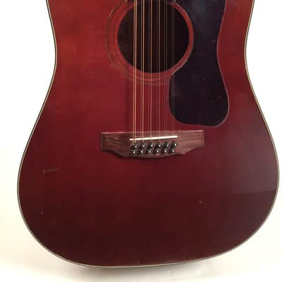 1981 Vintage Guild D212M 12 String Acoustic Guitar ! Deep Mahogany and MELLOW ! Ref. #00520 image 4