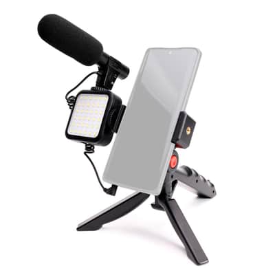 Savage Mobile Vlogging Kit with Microphone, Light and Adaptable Stand image 7