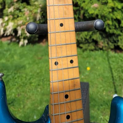 Squier Stratocaster MIJ E Series 84-87 - Lake Placid Blue image 15