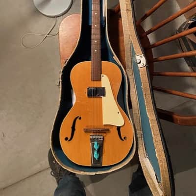 50'S KAY TENOR GUITAR OR BARITONE UKE WITH LACE PICKUP image 1