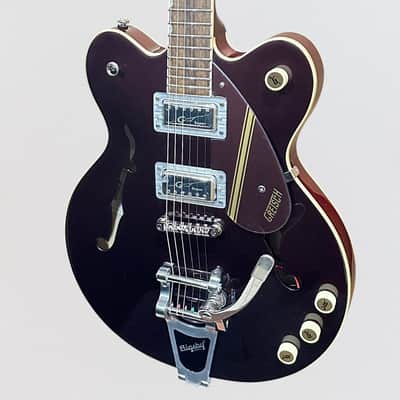Gretsch G2604T Limited Edition Streamliner Rally II w/ Bigsby Center Block Electric Guitar - Two-Tone Oxblood/Walnut Stain image 3