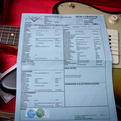 FENDER USA Custom Shop '62 Reissue Jazzmaster Jrny Relic "Swamp Burst" (2025) image 4