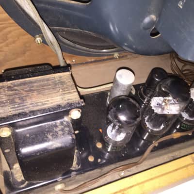 RARE 1956 Valco Tonemaster English Electronics Twin 6L6 15" Amplifier image 13