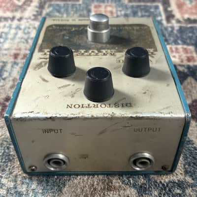 1990s Electro-Harmonix Sovtek Big Muff Pi Civil War Vintage Gray & Blue Russian Fuzz Guitar Effect Pedal! image 5
