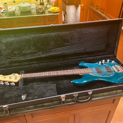Ernie Ball / Music Man Sabre 3EQ 1987 USA - Sting Teal - Hardshell Case image 18