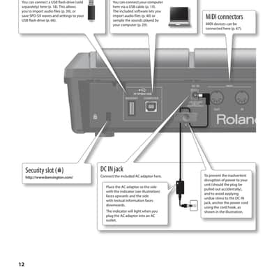 Roland SPD-SX — 4 in 1 Owners Manual Guide Instructions — 100 Pages — USA Made image 5