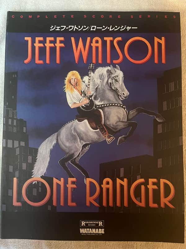 Jeff Watson - Lone Ranger - Guitar and Bass tab / tablature Book - Japan Night Ranger image 1