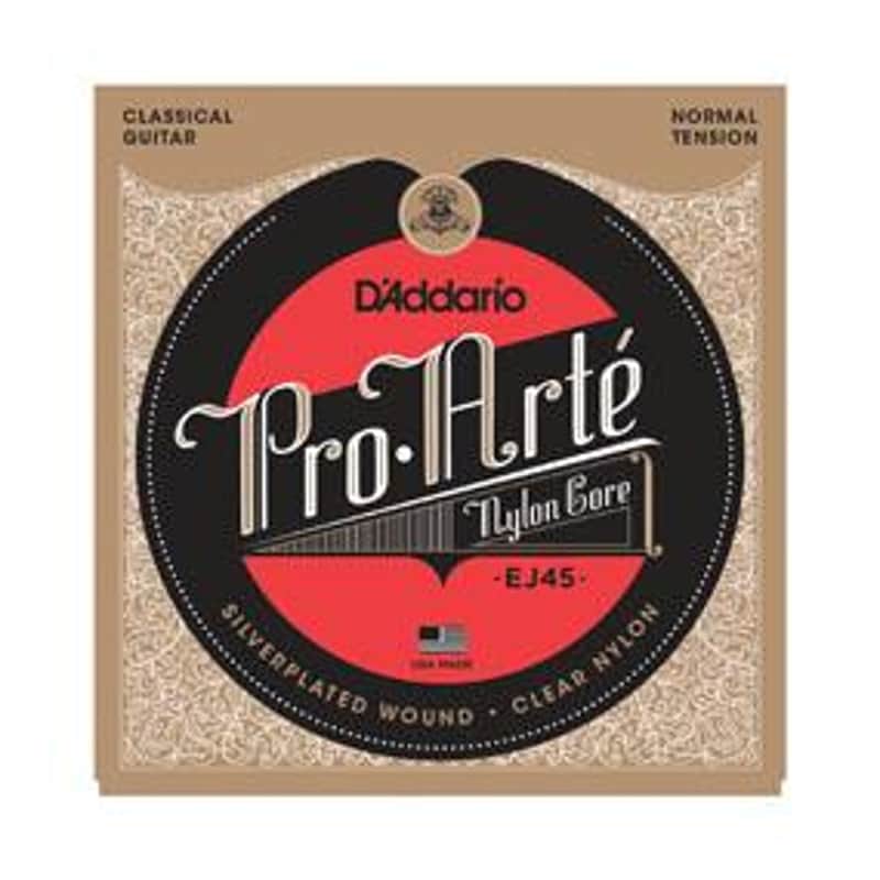 D'Addario Pro Arte' EJ45 Clear Nylon Classical Guitar Strings image 1