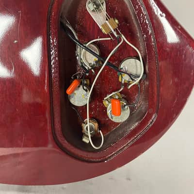 Guild S-300 Left Handed  1981 Wine Red Heavily Modified image 7