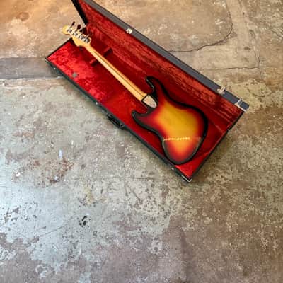 Fender Jazz Bass 1977 - Sunburst original vintage USA image 8