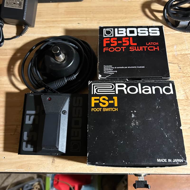 Roland Footswitch Lot of Two FS-1 and FS-5L image 1