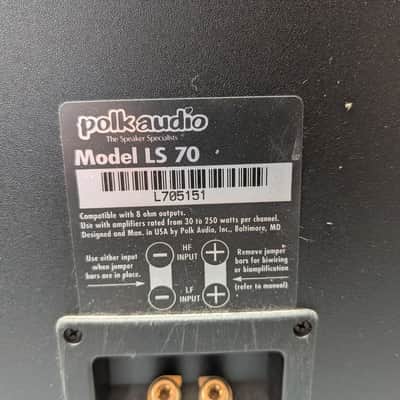 Polk Audio LS70 Tower Speakers Floor Standing HiFi Stereo Home Audio image 6