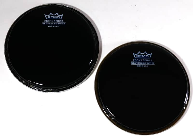 Remo 6" Ebony Series Weather King Drumhead / Lot of 2 image 1