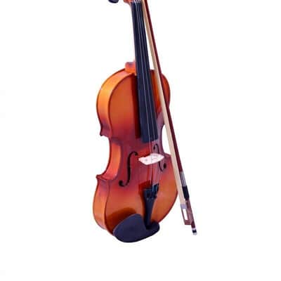 Handmade Violin Top Combo (Hard Case, Bow,Rosin) 4/4 Full Size, Pine Wood Spruce Acoustic image 2