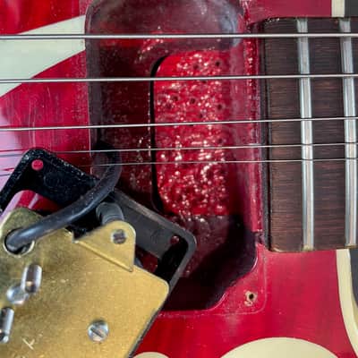 Hamer Miller Music from 1985 in Red/Gold with original Hardcase image 8