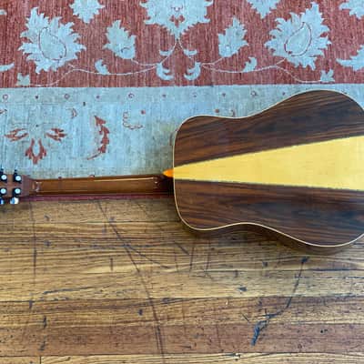 70s Kiso Suzuki W-200 Dreadnought Acoustic with HSC | Reverb