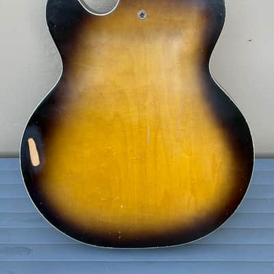 Vintage 1967 Harmony H53 Rocket Hollow body Electric Guitar with Original Dearmond Gold Foil Pickup image 7