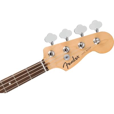 Fender Standard Jazz Bass, Laurel Fingerboard, White Pickguard, Olympic White image 5