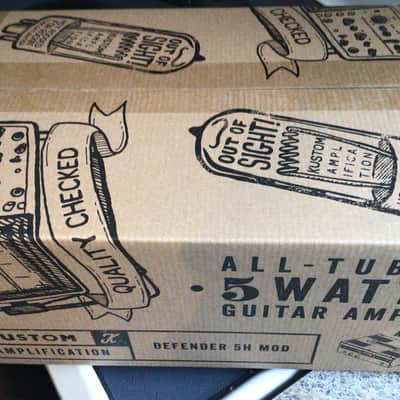 Kustom Defender 5H MOD All Tube Guitar Amp Box Paperwork Etc. Mint 2021 Black image 12
