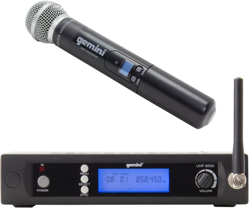 Gemini UHF-6100M Wireless Microphone System image 1