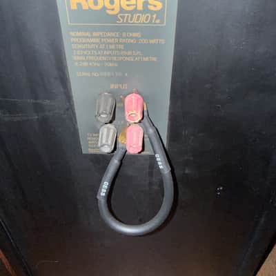 Rogers Studio 1a 1989 monitors in Teak image 6