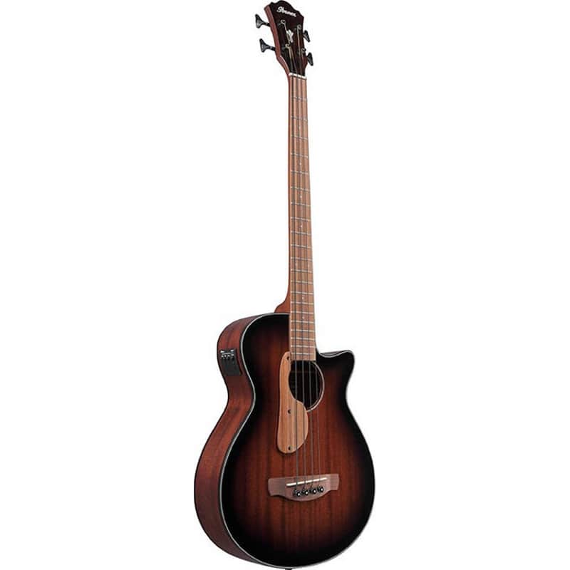 Ibanez AEGB24E-MHS Acoustic Bass- Mahogany Sunburst image 1