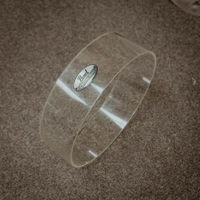 Pearl Crystal Beat Replacement Snare Shell for 5.5" Free Floating Snare, Clear Acrylic image 2
