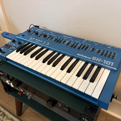 *RARE* Blue Roland SH-101 Monophonic Analog Synthesizer image 3