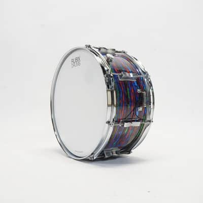 LUDWIG CLASSIC 14"x 6.5" PSYCHEDELIC RED SNARE DRUM 1970s - Psychedelic Red image 5