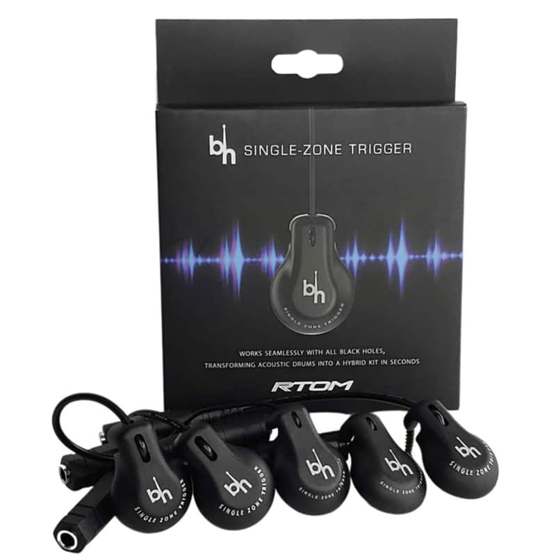 RTOM Black Hole Trigger Set 5 PC - Electronic Drum Trigger image 1