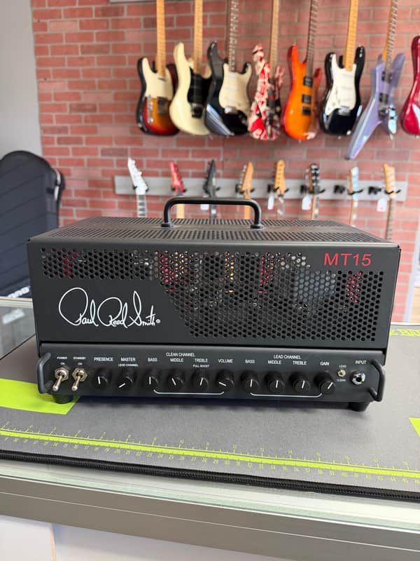 PRS MT 15 V1 Mark Tremonti Signature 2-Channel 15-Watt Guitar Amp Head 2018 - 2024 - Black image 1