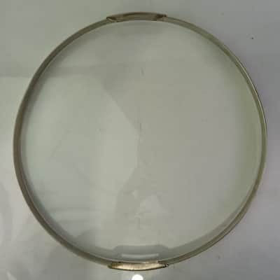 *Slingerland 15" Snare Drum Single-Flange Resonant Rim/Hoop Nickel-Brass Riveted image 7