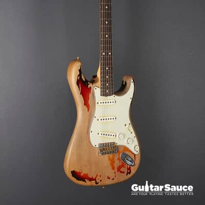 Fender Custom Shop Rory Gallagher Heavy Relic 3 Tone Sunburst 2021 Used (Cod. 1643UG) image 9