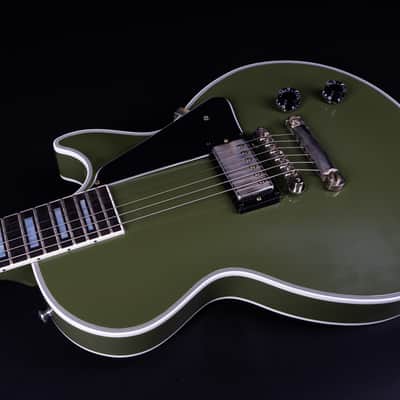Gibson Les Paul Custom VOS Customshop 1HB 4,02 Kg - Olive Drab image 9