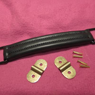 NOS leather guitar case handle for Hiscox Calton mark leaf skb gator crossrock flight case image 1