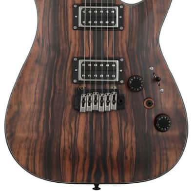 Schecter C-1 Exotic Ebony Electric Guitar - Natural Satin image 2